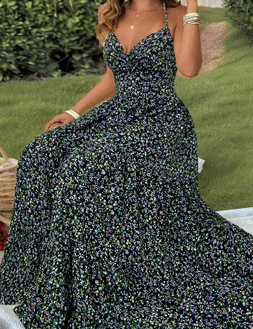 Rochie lunga SHEIN, floral print