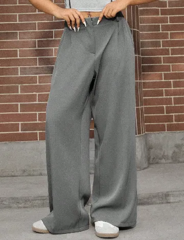 Pantaloni SHEIN CURVE, gri