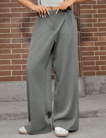 Pantaloni SHEIN CURVE, gri