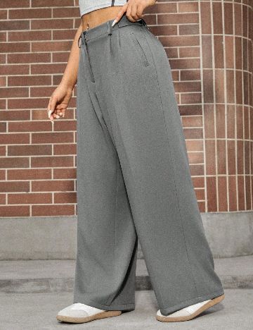 Pantaloni SHEIN CURVE, gri