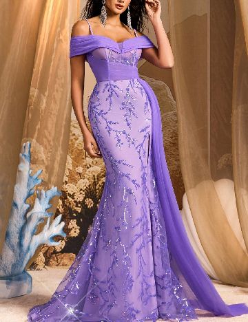 Rochie lunga SHEIN, mov