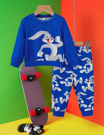Compleu Shein Kids, albastru