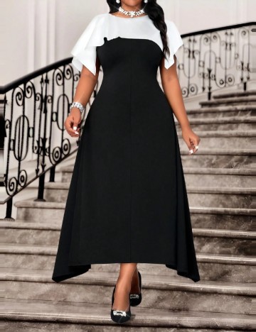 Rochie medie SHEIN CURVE, negru