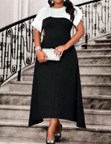 Rochie medie SHEIN CURVE, negru