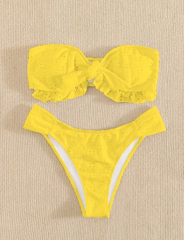 Costum de baie SHEIN, galben