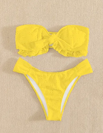 Costum de baie SHEIN, galben