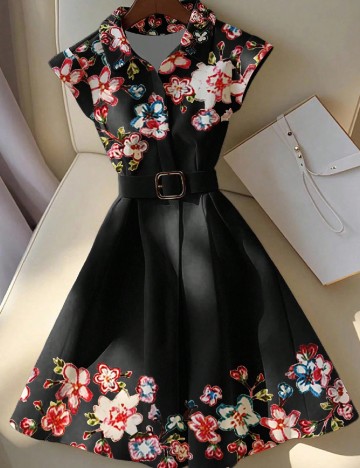 Rochie medie SHEIN, negru