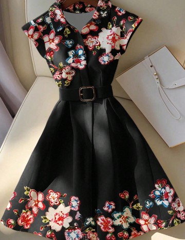 Rochie medie SHEIN, negru
