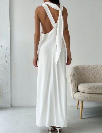 Rochie lunga SHEIN, alb