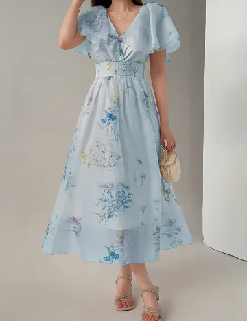 Rochie lunga SHEIN, albastru