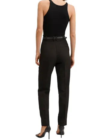 Pantaloni Mango, negru
