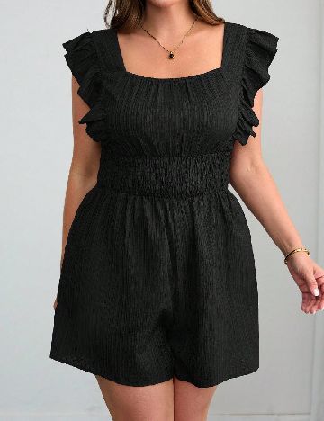 Salopeta SHEIN CURVE, negru