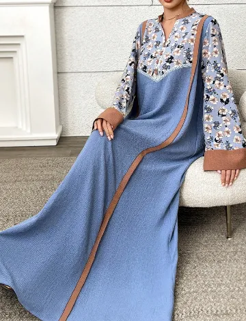 Rochie lunga SHEIN, albastru