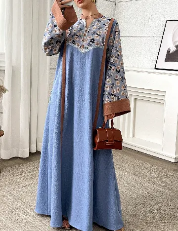 Rochie lunga SHEIN, albastru