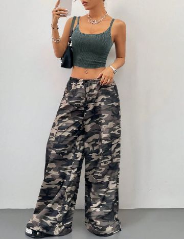 Top SHEIN, verde