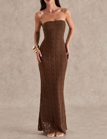 Rochie lunga SHEIN, maro
