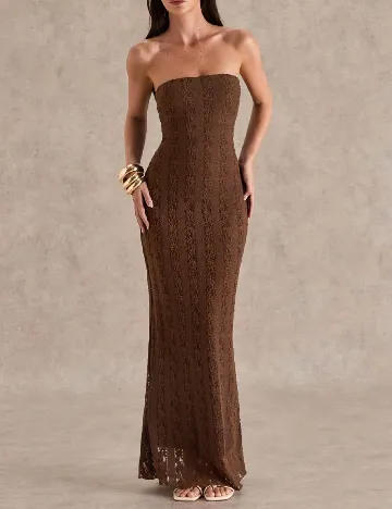 Rochie lunga SHEIN, maro