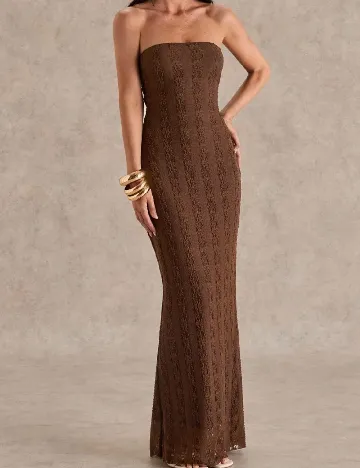 Rochie lunga SHEIN, maro