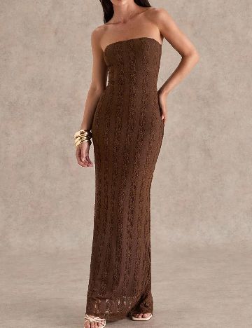 Rochie lunga SHEIN, maro