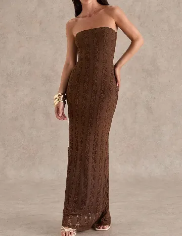 Rochie lunga SHEIN, maro