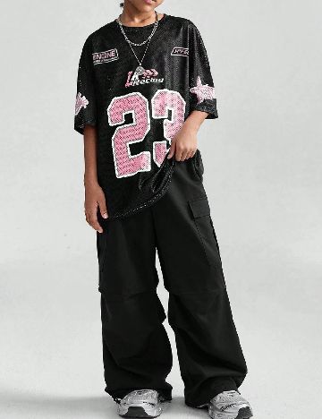 Tricou Shein Kids, negru