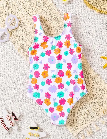 Costum de baie Shein Kids, mix culori
