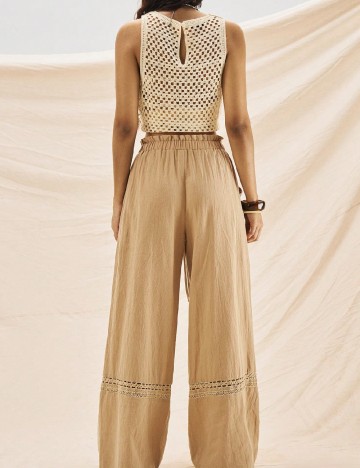 Pantaloni SHEIN, maro