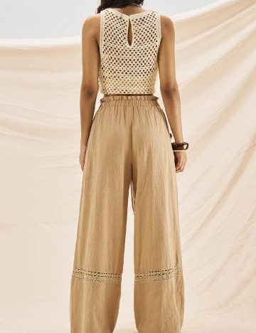 Pantaloni SHEIN, maro