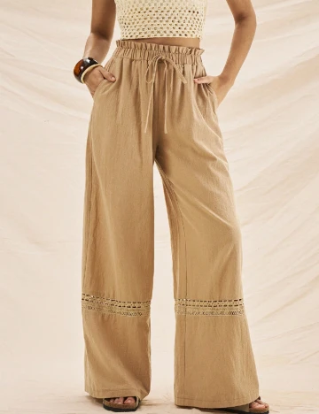 Pantaloni SHEIN, maro