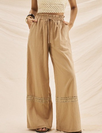 Pantaloni SHEIN, maro