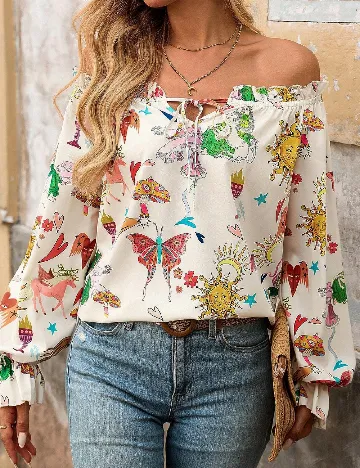 Bluza SHEIN, crem