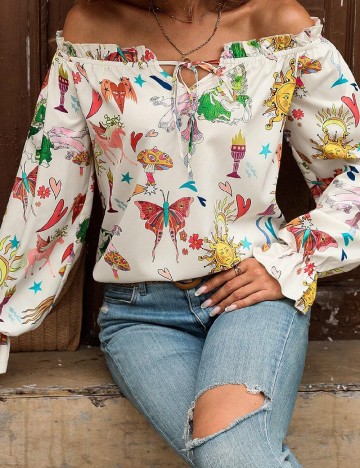Bluza SHEIN, crem