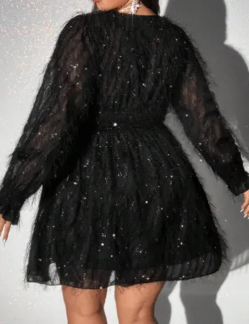 Rochie scurta SHEIN CURVE, negru