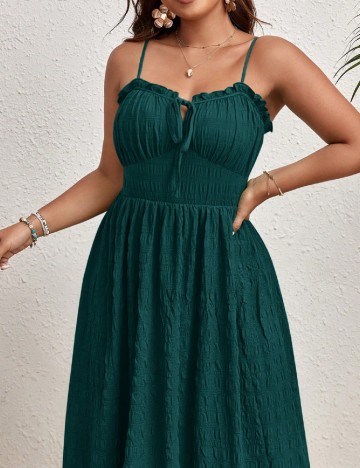 Rochie medie SHEIN CURVE, verde