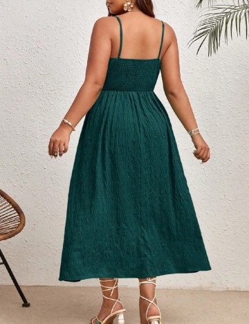 Rochie medie SHEIN CURVE, verde