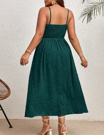 Rochie medie SHEIN CURVE, verde