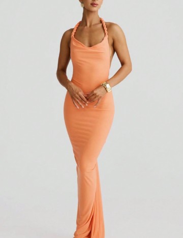 Rochie lunga SHEIN, portocaliu