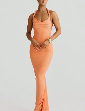 Rochie lunga SHEIN, portocaliu