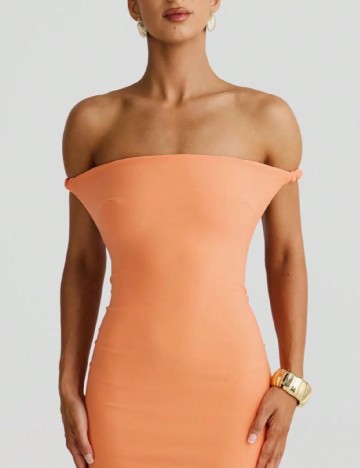 Rochie lunga SHEIN, portocaliu