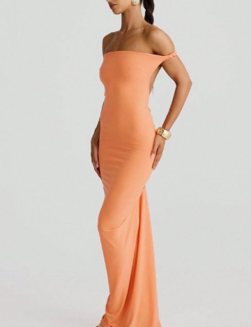 Rochie lunga SHEIN, portocaliu