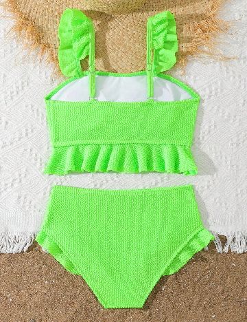 Costum de baie Shein Kids, verde