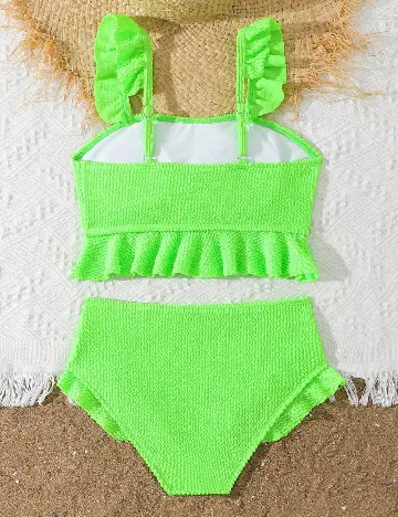 Costum de baie Shein Kids, verde