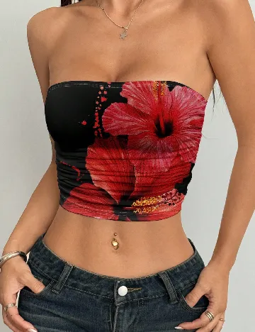 Top SHEIN, negru