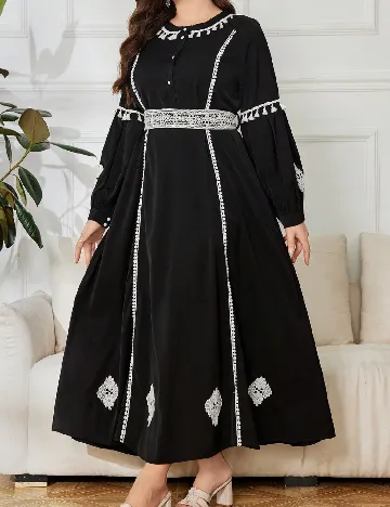 Rochie lunga SHEIN CURVE, negru