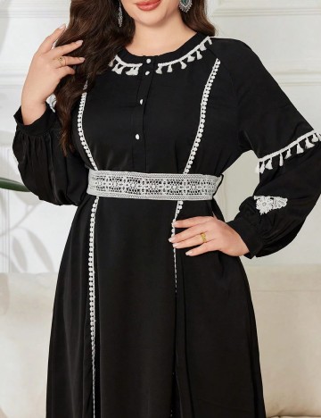Rochie lunga SHEIN CURVE, negru