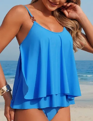 Costum de baie SHEIN, albastru