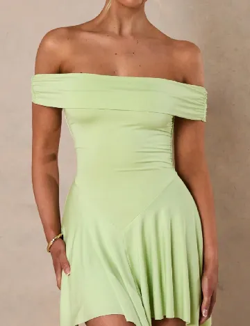 Rochie scurta SHEIN, verde