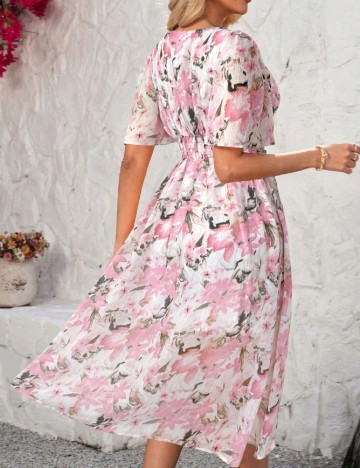 Rochie medie SHEIN, floral print