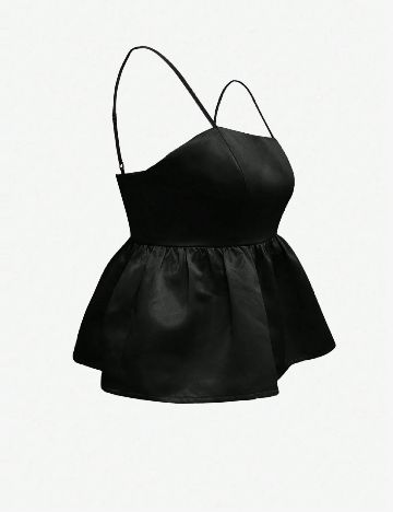 Top SHEIN, negru