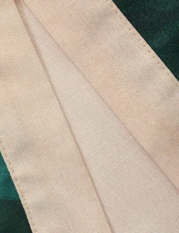 Rochie medie Dazy, crem/verde